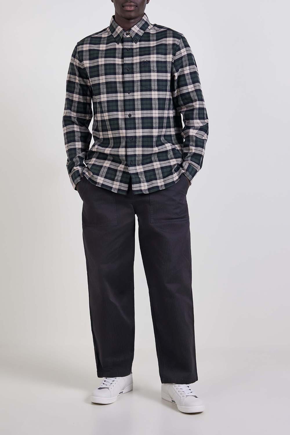 חולצת כפתורים משבצות